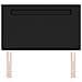 Testiera Design Semplice Nera 90 cm in Finta Pelle - Foto miniatura 5