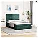 Struttura Letto Pouf con Materassi 140x200 cm in Velluto - Foto miniatura 3