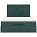 Struttura Letto Pouf con Materassi 140x200 cm in Velluto - Foto miniatura 7