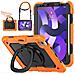 Custodia Per Ipad Pro 3/2/1 11"" Supporto E Alloggiamento Per Stilo Arancione - Foto miniatura 4