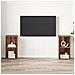 Set mobile TV 2 pcs Legno vecchio 72 x 35 x 36.5 cm - Foto miniatura 4