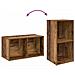 Set mobile TV 2 pcs Legno vecchio 72 x 35 x 36.5 cm - Foto miniatura 8