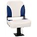Set Sedile per Barca Pieghevole 4 pz Blu e Bianco 41x36x48 cm - Foto miniatura 2
