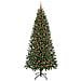 Albero di Natale artificiale con 300 LED Verde 210 cm PE e PVC - Foto miniatura 3