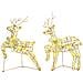 Renne LED con 80 LED 4 pcs Oro PET - Foto miniatura 2