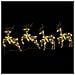 Renne LED con 80 LED 4 pcs Oro PET - Foto miniatura 3
