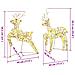 Renne LED con 80 LED 4 pcs Oro PET - Foto miniatura 8