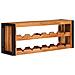 Portabottiglie 100 x 45 x 33 cm Legno di Acacia Massello - Foto miniatura 1