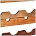 Portabottiglie 100 x 45 x 33 cm Legno di Acacia Massello - Foto miniatura 8
