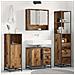 Set di mobili per il bagno con cassetto 3 pcs Legno vecchio - Foto miniatura 2