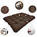 80x60 cm PRESTIGE Cuccia per cani impermeabile personalizzabile Marrone - Foto miniatura 3
