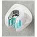 Supporto Per Mocio Senza Tracce Senza Fori 3 Pezzi — Pvc + Silicone, Multicolore, Capacità 30 Jin White+orange - Foto miniatura 5