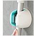 Supporto Per Mocio Senza Tracce Senza Fori 3 Pezzi — Pvc + Silicone, Multicolore, Capacità 30 Jin White+orange - Foto miniatura 6