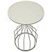 Tavolino Vkh532-argento-marmo-37,5x37,5x58 Cm - Foto miniatura 2