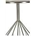 Tavolino Vkh532-argento-marmo-37,5x37,5x58 Cm - Foto miniatura 4