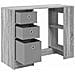 Scrivania Grigio Sonoma 100 x 40 x 75 cm Legno multistrato - Foto miniatura 5