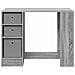 Scrivania Grigio Sonoma 100 x 40 x 75 cm Legno multistrato - Foto miniatura 6