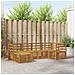 Set divani 6 pcs Naturale Legno di Acacia Massello - Foto miniatura 2