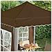 Tenda per feste a pop-up 195 x 195 x 245 cm Tortora - Foto miniatura 4
