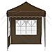 Tenda per feste a pop-up 195 x 195 x 245 cm Tortora - Foto miniatura 6