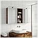 Set di Armadi da Bagno con lo scaffale 3 pcs 130 x 14,5 x 70 cm - Foto miniatura 4
