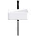 Lavabo da bagno Nero Opaco 49 x 37 x 14 cm Metallo - Foto miniatura 4