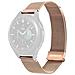 Cinturino Orologio per Samsung Galaxy Watch3 41mm / Watch 6 40mm 44mm Stainless Steel Alloy 20mm Magnetic Strap Bracelet - Oro - Foto miniatura 1