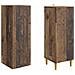 Set di armadi 2 pcs Legno antico 33 x 34,5 x 90 cm - Foto miniatura 3