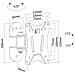 013-1101 Supporto A Muro Orientabile Per Tv Lcd Led 13-27"", 1 Snodo - Foto miniatura 4