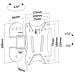 013-1101 Supporto A Muro Orientabile Per Tv Lcd Led 13-27"", 1 Snodo - Foto miniatura 2