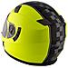 Casco Integrale Moto Scooter Touring Visiera Interna Parasole Viaggio Fluo L - Foto miniatura 5