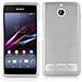 Custodia Compatibile Con Sony Xperia E1 In Argento - Coperchio Protettivo In Silicone Tpu Flessibile Con Design Spazzolato - Foto miniatura 4