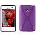 Lg Optimus L3 Ii E435 Custodia Silicone Tpu Disegno X In Lila Orchidea Morbida Cover Protettiva Super Sottile Con Bordo Protezione Back Case Ultra Slim Gel Bumper Fina Antiurto Guscio - Foto miniatura 1