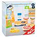 -11441 Set Di Prodotti Da Frigor E Surgelati Fresh, In Legno, Accessori Per Negozietto E Cucina Da Gioco, 9 Pezzi Giocattoli, Multicolore, 11441 - Foto miniatura 3