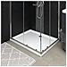 Piatto Doccia Con Superficie Puntinata Bianco 80x100x4cm In Abs - Foto miniatura 1