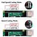 Caso Raspberry Pi 4 Caso 4 Pi Raspberry Con Ventola 40x40x10mm E 4 Pezzi Raspberry Pi 4 Dissipatori Per Raspberry Pi 4 Modello B (nero) - Foto miniatura 4