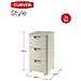 Cassettiera Style 42 L Bianca 240645 - Foto miniatura 3