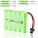 1 Pezzo Batteria Ricaricabile 6v Ni-mh 2400 Mah Per Controllo Remoto Auto + Cavo Carica Usb - Foto miniatura 2