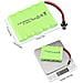 1 Pezzo Batteria Ricaricabile 6v Ni-mh 2400 Mah Per Controllo Remoto Auto + Cavo Carica Usb - Foto miniatura 3