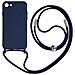 Cover Semirigida Per Iphone 7, 8, Se 2020/2022 Cordino Nylon 80 Cm Blu - Foto miniatura 1