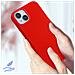 Cover Per Iphone 14 Plus In Silicone Semi-rigido Soft-touch Rossa - Foto miniatura 4