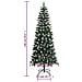 Albero Di Natale Artificiale Con Base Verde 240 Cm Pvc - Foto miniatura 4