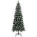 Albero Di Natale Artificiale Con Base Verde 240 Cm Pvc - Foto miniatura 5
