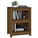 Libreria Marrone Miele 50x35x68 Cm In Legno Massello Di Pino - Foto miniatura 2