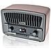Hra-270d+bt Radio Portatile Digitale Vintage Dab+ /fm, Bluetooth Usb, Stereo, Doppia Sveglia Legno - Foto miniatura 7