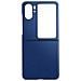 Cover Per Oppo Find N2 Flip Effetto Fibra Di Carbonio Design 2 Parti Blu - Foto miniatura 1