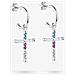 Gioielli Radiant Ry000123. Orecchini, Colore Grigio. Donna. - In ordine - Foto miniatura 3