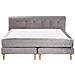 Letto Matrimoniale 180 X 200 M Grigio Chiaro Marquise - Foto miniatura 4