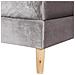 Letto Matrimoniale 180 X 200 M Grigio Chiaro Marquise - Foto miniatura 7