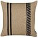 Set Di 2 Cuscini Desalix Iuta 45 X 45 Cm Beige A Strisce - Foto miniatura 2